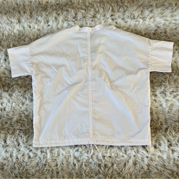 VINCE. Drawstring Popover Blouse - Picture 3 of 7